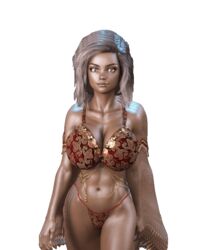 3d abs animated bikini bouncing_breasts dark-skinned_female epiclust gif looking_at_viewer navel shiny_skin transparent_background walking zara rating:Explicit score:6 user:EpicBaguette