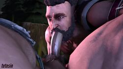 1boy 2boys 3d 3d_animation animated bara beard beard_stubble blowjob boner boots brown_hair cum cum_in_mouth cumshot david_king dbd dead_by_daylight erection facial_hair footwear forced_oral forest forest_background gag gay gay_sex gear hairy hairy_chest kano_(mortal_kombat) knee_pads leg_lock legs_around_head longer_than_30_seconds male male/male male_focus male_only male_penetrated male_penetrating male_penetrating_male male_pubic_hair mortal_kombat mortal_kombat_11 mortal_kombat_x muscles muscular muscular_male outdoor_sex outdoors outside pubic_hair public public_sex suck_him_dry tagme tattoo tattoo_on_arm tattooed_arm tattoos tetesin thighs video yaoi rating:Explicit score:117 user:Donkeylookin