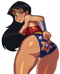 1girls 2d aged_down aged_up anal anal_access anal_insertion anal_only anal_only_panties anus_cutout areolae ass biting_own_lip black_hair blue_eyes blush breasts buttplug cameltoe censored dc_comics dcau exposed_breasts female female_only jewel_buttplug justice_league leotard logo_buttplug long_hair mosaic_censoring nipple_slip nipples object_insertion pokpa princess_plug sex_toy shiny_skin shluv98bu sideboob simple_background solo thick_thighs white_background wonder_girl_(diana_prince) wonder_woman wonder_woman_(series) rating:Explicit score:339 user:Xang_edit