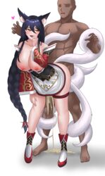 9_tails aassddff ahri animal_ear_fluff animal_ears animal_girl black_hair blush bodily_fluids bondage climax clothing completely_nude_male cum cum_drip cum_explosion cum_in_pussy cum_inside cum_on_ground cum_overflow cum_pool cum_trail cumming doggy_style ejaculating_cum ejaculation eyelashes eyeliner eyeshadow facial_markings female female_penetrated femdom fluffy fluffy_ears fluffy_tail fluffy_tails fox fox_ears fox_girl fox_tail functionally_nude functionally_nude_female furry_tail genital_fluids human_on_humanoid human_penetrating human_penetrating_humanoid humanoid humanoid_penetrated inner_ear_fluff kemonomimi kitsune league_of_legends light-skinned_female light_skin long_hair male male_on_female male_penetrating male_penetrating_female multiple_tails naked nine_tailed_fox nude nude_female nude_male orgasm pale-skinned_female pale_skin penetration penis_in_pussy penis_in_vagina reverse_rape riot_games semen sex smile smiling straight submissive_male tail tail_bondage thick_cum vaginal_insertion vaginal_penetration vaginal_sex vastaya video_games yellow_eyes rating:Explicit score:223 user:LewdVesani