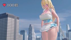 1girls animated ass ass_expansion breast_expansion breasts cleavage clothing destruction female giantess giantess_growth glasses growth huge_ass huge_breasts macro rororenro sound tagme thick_thighs video wide_hips yellow_hair rating:Questionable score:190 user:Agentdon0911