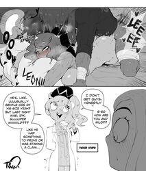 1boy 2d 2girls after_sex bedroom_eyes big_ass big_breasts black_and_white blush bottomless clothing comic concerned crying cum cum_drip cum_in_pussy cum_in_uterus cum_inside cum_leaking domination english_text excessive_cum female femsub from_behind fucked_senseless fucked_silly fucked_stupid hair_twirling human human_penetrated human_penetrating leon_(pokemon) looking_pleasured loving_it maledom mating_press monochrome narrowed_eyes nessa_(pokemon) on_stomach open_mouth orgasm_face outerwear pale_skin pillow_grab pokemon pokemon_ss prone_bone rolling_eyes rough_sex sex shocked smile sonia_(pokemon) speech_bubble submissive_female tagme thiccwithaq thick_thighs wide_hips x-ray rating:Explicit score:680 user:eoblodeo