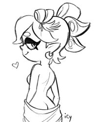 ass_cleavage back butt_crack inkling iseenudepeople kimono looking_back marie_(splatoon) monochrome sideboob sketch splatoon squid_sisters tentacle_hair undressing rating:Questionable score:43 user:owo64