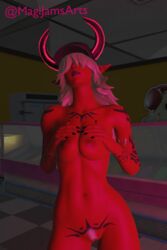 desdemona_(fortnite) female fortnite looking_at_viewer posing pressing_breasts_together rating:Explicit score:20 user:MagiJams