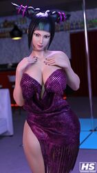 1girls 3d ass big_ass big_breasts breasts capcom cleavage dress female female_only hagiwara_studio juri_han solo street_fighter street_fighter_v thick_thighs voluptuous rating:Questionable score:111 user:Crcole331