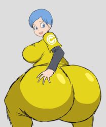 1girls ass back_view big_ass big_breasts big_butt blue_eyes blue_eyes_female blue_hair blue_hair_female breasts bubble_ass bubble_butt bulma_briefs bulma_briefs_(dragon_ball_super_superhero) dragon_ball dragon_ball_super dragon_ball_super_super_hero fat_ass fat_butt female female_focus female_only huge_ass huge_butt milf momiji_(artist) short_hair short_hair_female solo solo_female thick_ass toei_animation rating:Questionable score:85 user:mxfix_mxbbin