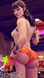 1girls 3d ass dat_ass female female_only fortnite fortnite:_battle_royale hooters phaedra_(fortnite) sixser solo rating:Explicit score:51 user:SixSerNSFW