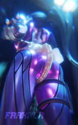  facehugger fraxxlr from_behind overwatch widowmaker  rating:explicit score: user:bot