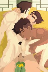 3boys blowjob blowjob_face bolin brothers gay gay_blowjob gay_sex green_eyes incest kai_(avatar) mako male male_only nickelodeon ryogiart straight_to_gay the_legend_of_korra yaoi rating:Explicit score:30 user:Sebasslove