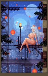 akiranime ass big_breasts breasts catgirl chinese_lantern cityscape completely_nude full_body huge_breasts long_hair neko nude pixel_art solo solo_female rating:Explicit score:34 user:FGjvkhvoijy