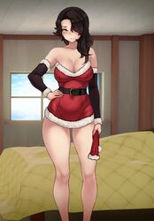 1girls animated bluefield breasts christmas cinder_fall cleavage female female_only hand_on_hip heels high_heels no_sound rwby santa_costume santa_hat segal03 shorter_than_10_seconds shorter_than_30_seconds solo standing tagme video rating:Questionable score:112 user:segal03