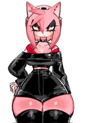 1girls amy_rose anthro anthro_only big_breasts breasts chiken collar curvaceous curves curvy curvy_body curvy_female curvy_figure curvy_hips female female_only furry goth goth_girl gothic hairbow huge_thighs large_thighs makeup pink_body red_eyes revealing_clothes sonic_(series) sonic_the_hedgehog_(series) spiked_choker spiked_collar spiked_hair_accessory spiked_hair_ornament tagme thick thick_thighs thighhighs thighs tight_clothing usa37107692 rating:Questionable score:219 user:Fumeknight1