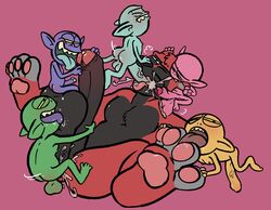 6boys anal anthro bite blue_body cum feet gay goblin goblin_male green_body licking_balls licking_penis licking_toes oral paws pink_body purple_body red_body sitting_on_balls size_difference slightly_chubby small_dom_big_sub toynuke yaoi rating:Explicit score:9 user:SporadicJ