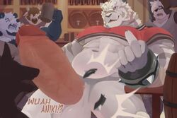 abs anal anthro balls beer biceps big_balls big_penis bodybuilder cum cum_on_penis cumming furry gay gay_sex grimoire_of_zero huge_balls huge_cock hyper hyper_balls hyper_cock hyper_genitalia hyper_penis kunn kunn_(artist) male male_focus male_only mercenary_(character) mercenary_(zero_kara_hajimeru_mahou_no_sho) muscle muscles muscular muscular_arms muscular_back muscular_legs muscular_male muscular_thighs nipples panting pecs penis public public_nudity public_sex tiger veins white_fur zero_kara_hajimeru_mahou_no_sho rating:Explicit score:12 user:shadac