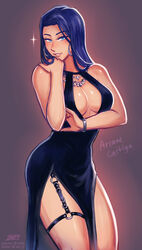 arcane_caitlyn black_hair caitlyn_kiramman dress iahfy league_of_legends tagme rating:Questionable score:221 user:ZBM