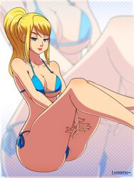 1girls bikini blonde_hair blue_bikini female female_only layerth light-skinned_female light_skin looking_at_viewer metroid nintendo samus_aran solo swimsuit swimwear tagme zero_suit_samus rating:Explicit score:33 user:penisbutter