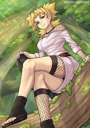 1girls alternate_version_available blonde_hair blue_eyes bodysuit breasts clothed clothing detailed_background dress feet female female_focus female_only fishnet_bodysuit fishnet_shirt fishnets foot_fetish footwear forest fully_clothed hi_res high_resolution highres kneehighs legs legs_crossed legs_together light-skinned_female light_skin lips lipstick looking_at_viewer looking_down makeup naruto naruto_(classic) naruto_(series) naruto_shippuden pale-skinned_female pale_skin perky_breasts pink_lips pink_lipstick pinup redjet short_dress shounen_jump sitting sitting_on_branch sitting_on_tree skimpy skimpy_clothes skimpy_dress smile smiling smiling_at_viewer solo solo_female solo_focus spiky_hair temari thick_thighs thighs tied_hair toes tree trees twintails voluptuous wide_hips yellow_hair rating:Safe score:133 user:pennyken