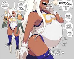 3girls dr-worm female_only larger_female lewdlemage miruko my_hero_academia rumi_usagiyama size_difference smaller_female stomach_bulge vore vore_belly rating:Explicit score:216 user:Max19