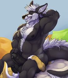 2017 2boys absurd_res anthro anthro_on_anthro ass badger balls biceps big_balls big_dom_small_sub big_penis big_tail biped black_balls black_body black_fur black_nipples black_nose black_penis black_tail bodily_fluids butt_crush butt_smother chest_tuft closed_eyes countershade_tail countershading digital_media_(artwork) dominant dominant_anthro dominant_male dripping duo erection facesitting facial_piercing foreskin foreskin_play foreskin_pull fur gay genital_fluids genitals glans hair hand_behind_head hand_on_leg hand_on_thigh hi_res humanoid_genitalia humanoid_penis hybrid kangaroo long_tail macropod male male/male male_only mammal marsupial mono_(badgeroo) multicolored_body multicolored_fur multicolored_tail multiple_boys musclegut muscular muscular_male mustelid musteline nipples nose_piercing nose_ring nude outside outside_sex partially_retracted_foreskin pecs penis penis_size_difference piercing precum precum_drip precum_string raised_arm ring_piercing sat_on septum_piercing signature sitting size_difference smile smothering snout solaxe solaxe_(artist) submissive submissive_anthro submissive_male tail tan_body tan_fur tan_tail teeth thick_penis thick_tail tuft two_tone_body two_tone_fur two_tone_tail white_balls white_body white_fur white_hair white_tail yaoi rating:Explicit score:27 user:bot