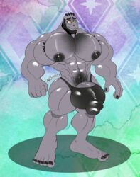 abs biceps furry gay hyper hyper_balls hyper_genitalia hyper_penis hyper_testicles machoke male male_focus male_only muscle muscles muscular muscular_arms muscular_ass muscular_back muscular_legs muscular_male muscular_thighs nipples pecs pokemon rxq veins veiny_penis rating:Explicit score:4 user:shadac