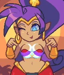 1girls 2d 2d_animation animated bouncing_breasts breast_expansion breasts cleavage female female_only huge_breasts no_sound pixel_animation pixel_art shantae shantae_(character) solo solo_female tagme video wayforward wide_hips wonster-chan rating:Questionable score:231 user:Agentdon0911