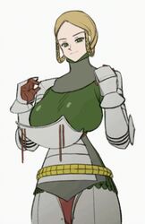 1girls animated armor armour belt big_breasts blonde_hair braid braided_hair breastplate breasts chainmail clothed couters cuisse faulds female female_knight female_only full_armor gauntlets gold_belt green_eyes hammerspace hidden_buxom huge_breasts knight light-skinned_female looking_at_viewer medieval medieval_armor medieval_armour original plate_armor plate_armour rerebrace rondel_(armor) shoulder_armor spaulders titty_drop undoing_clothing vambraces wassnonnam white_background rating:Questionable score:184 user:NoSunNoMoon