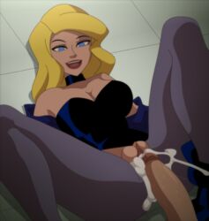 after_sex black_canary blonde_hair blue_eyes boots choker clothed_female clothed_female_nude_male clothed_sex crotchless cum cum_in_pussy cum_inside cum_on_clothes cum_on_pussy dc dcau dinah_lance green_arrow_(series) jacket justice_league justice_league_unlimited large_breasts leotard leotard_aside no_panties on_back penis pussy pussy_juice sex sweat torn_clothes unseen_male_face vaginal_sex xeroshadows rating:Explicit score:231 user:scrapmetal