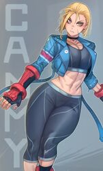 1girls abs action_pose blonde_hair blue_eyes breasts cammy_white capcom cropped_jacket facial_scar female female_only fully_clothed high_resolution kelvin_hiu large_breasts medium_hair midriff navel slim_waist solo sports_bra street_fighter street_fighter_6 thick_thighs thunder_thighs rating:Safe score:124 user:NightSky77