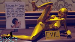 barefoot evie_(fortnite) feet feet_up fortnite fortnite:_battle_royale gold_statue petrification sixser statue statuefication tagme rating:Explicit score:50 user:SixSerNSFW