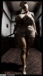 1girls 3d drakepowers nightmare_waifu nurse_(silent_hill) scary silent_hill rating:Explicit score:62 user:DrakePowers