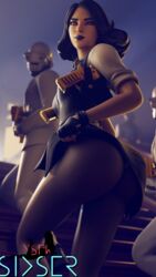 faceless_male fortnite fortnite:_battle_royale ghost_henchmen marigold_(fortnite) sixser rating:Explicit score:68 user:SixSerNSFW