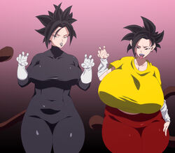 2girls big_breasts big_hips big_thighs black_bodysuit black_eyes black_hair bodysuit breasts chubby chubby_female curvy curvy_female curvy_figure dragon_ball enormous_thighs fat_mons fat_thighs female female_only gigantic_breasts gigantic_thighs hips huge_hips huge_thighs isxues large_breasts large_hips large_thighs lipstick massive_hips massive_thighs nanma_(isxues) original_character pants plump plump_thighs red_pants saiyan short_hair slightly_chubby spiky_hair t-shirt tail thick_hips thick_thighs thighs tongue tongue_out white_gloves wide_hips yellow_shirt rating:Questionable score:40 user:Saxton_Jr