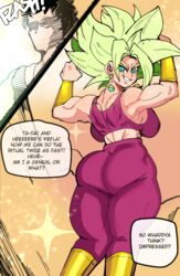 1boy 1girls big_breasts breasts bubble_ass bubble_butt dragon_ball dragon_ball_super embo female green_hair huge_breasts kefla legendary_super_saiyan muscular muscular_female penis saiyan shounen_jump super_saiyan super_saiyan_2 rating:Explicit score:278 user:Snakyman