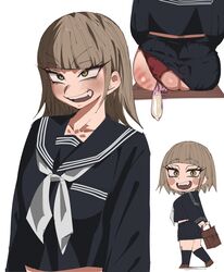 amber_eyes ass big_ass chibi clothed clothing coffing_(artist) condom condom_filling cute cute_fang fangs female hair_down himiko_toga large_ass medium_hair multiple_images multiple_views my_hero_academia oerba_yun_fang panties panties_aside red_panties school_uniform sitting smile smiling spank_marks used_condom rating:Explicit score:299 user:Saxton_Jr