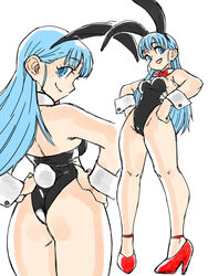 1girls ass bulma bulma_(bunny) bulma_briefs bunny_girl bunnysuit cleavage dragon_ball dragon_ball_(classic) female solo teenage_bulma teenage_girl teenager toshinoshin00 rating:Questionable score:98 user:_derDon_