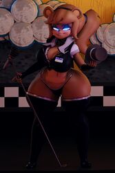 3d 3d_(artwork) animatronic bear big_ass big_breasts blue_eyes bottom_heavy bottomless brown_fur brown_hair cally3d clazzey cryptiacurves fazclaire's_nightclub five_nights_at_freddy's fnaf freddy_(fnaf) fredina's_nightclub fredina_(cally3d) frenni_(cryptia) frenni_fazclaire geodat64 ponytail rule_63 scottgames solo solo_female thick_thighs thighhighs rating:Questionable score:83 user:DirtyRoSluts