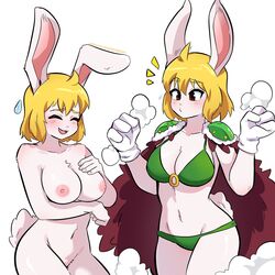 bikini bunny_girl carrot_(one_piece) dashi_art embarrassed_nude_female female female_only naked naked_female one_piece solo rating:Explicit score:171 user:auiobsrdrrg