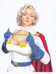 1girls beauty_mark big_breasts bimbo blonde_hair boob_window breasts busty cape celebrity censored cosplay curvy dc female female_only gloves karen_starr kryptonian light-skinned_female light_skin lipstick marilyn_monroe power_girl power_girl_(cosplay) short_hair solo solo_female superheroine superman_(series) tim_grayson voluptuous voluptuous_female wide_hips rating:Questionable score:46 user:Yuilo