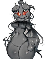 1girls anthro big_breasts breasts female female_only ghost marshadow naked naked_female nude nude_female pokémon_(species) pokemon pokemon_(species) red_eyes solo thick_thighs usa37107692 rating:Questionable score:103 user:Foxfoxyrock