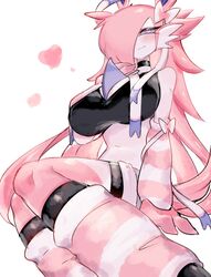 anthro anthrofied big_breasts breasts clothing eeveelution female furry gardevoir nintendo pokemon pokemon_(species) solo sylveon thick_thighs usa37107692 wide_hips rating:Questionable score:236 user:Damedanefan