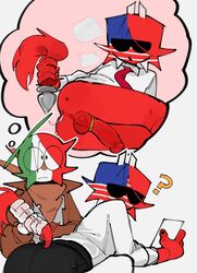  ailewzol anal_tail buttplug buttplug_tail countryhumans fake_tail mexico_(countryhumans) sex_toy stickman united_states_of_america_(countryhumans)  rating:explicit score: user:nott10