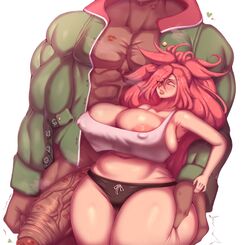 1boy 1boy1girl 1girls absurd_res absurdres amputee arc_system_works areola areola_slip areolae baiken big_breasts big_penis bigger_male blush dark-skinned_male dark_skin facial_markings female gigantic_breasts grabbing_ass grabbing_from_behind guilty_gear guilty_gear_strive guilty_gear_xrd hi_res high_resolution highres huge_breasts huge_cock hyper_penis interracial jacket kiss_mark large_breasts large_penis larger_male light-skinned_female light_skin lipstick lipstick_on_chest lipstick_on_penis long_hair male male/female massive_breasts muscular muscular_male ntr potemkin red_eyes red_hair shorter_female smaller_female steamy_penis tank_top truehustler veiny_penis rating:Explicit score:84 user:FutaExpress