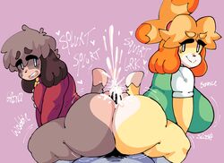 1girls 2boys animal_crossing animal_crossing_new_leaf animal_ears anthro anthrofied ass big_ass big_breasts big_butt bisexual bodily_fluids both_sexes_in_same_situation bottom_heavy bottomless breasts brother brother_and_sister bubble_butt butt canid canine canis clothed clothing collaborative collaborative_hot_dogging collaborative_sex cum cumshot dat_ass digby_(animal_crossing) digital_media_(artwork) disembodied_hand domestic_dog dork_boi doubutsu_no_mori ejaculation fat_ass fat_butt female genital_fluids genitals group group_sex hi_res hot_dogging huge_ass huge_butt isabelle_(animal_crossing) kento_(doubutsu_no_mori) lewd_dorky male male/female male/male mammal nintendo penis plump_ass semi_incest sex shih_tzu shizue_(doubutsu_no_mori) sibling siblings sister thick thick_ass threesome toy_dog twitter rating:Explicit score:107 user:bot