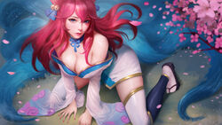 9_tails ahri alternate_costume alternate_hair_color alternate_hairstyle animal_ear_fluff animal_ears animal_girl bangs bell big_breasts blue_eyes breasts busty choker cleavage clothing curvaceous curves curvy curvy_body curvy_female curvy_figure curvy_hips eyelashes eyeliner eyeshadow facial_markings female fluffy fluffy_ears fluffy_tail fluffy_tails fox fox_ears fox_girl fox_tail furry_tail hair_ornament hair_ribbon hips hourglass_figure humanoid inner_ear_fluff japanese_clothes kemonomimi kimono kitsune large_breasts league_of_legends light-skinned_female light_skin lips lipstick long_hair multiple_tails nine_tailed_fox pale-skinned_female pale_skin pink_hair riot_games robe spirit_blossom_ahri spirit_blossom_series tail thighs uncensored vastaya video_games voluptuous windwalker rating:Explicit score:54 user:LewdVesani