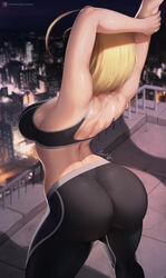 1girls absurd_res absurdres alternate_version_available arched_back arms_up ass ass_focus back_view backside bare_arms big_ass big_butt black_clothes black_clothing black_leggings black_sports_bra black_yoga_pants blonde_hair butt_focus cammy_stretch cammy_white capcom city clothed clothed_female clothing dat_ass faceless_female female female_focus female_only fit fit_female fully_clothed high_resolution highres large_filesize leggings light-skinned_female light_skin luminyu outdoors rear_view short_hair solo solo_female solo_focus sports_bra standing street_fighter street_fighter_6 stretching tagme thick_ass thick_butt thick_thighs thighs tight_clothes tight_clothing tight_fit tight_leggings toned toned_ass toned_body toned_butt toned_female very_high_resolution yoga_pants rating:Safe score:213 user:Hentai_Bro69