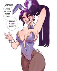 big_ass big_breasts bunny_ears bunnysuit kai'sa league_of_legends mambolina rating:Questionable score:153 user:YamatoSlave