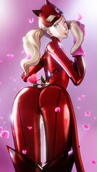 3d amateurthrowaway ann_takamaki ass cat_suit catsuit clothing female human pale_skin persona persona_5 phantom_thief_suit rose solo tongue_out rating:Questionable score:90 user:Xotoj