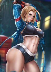 1girls abs absurd_res absurdres alternate_version_available arched_back arm_up arms_up athletic athletic_female big_breasts blonde_hair blue_eyes breasts british british_female busty cammy_stretch cammy_white capcom child_bearing_hips cleavage curvaceous curvy curvy_figure dandon_fuga facial_scar female female_only fit fit_female fully_clothed high_resolution highres hips large_breasts large_filesize light-skinned_female light_skin looking_at_viewer navel scar scar_on_face shaved_armpit short_hair shorts shoulder_length_hair solo solo_female solo_focus stomach street_fighter street_fighter_6 stretching thick thick_female thick_thighs thighs toned toned_body toned_female toned_stomach very_high_resolution voluptuous voluptuous_female rating:Safe score:97 user:Crcole331