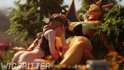 2023 3d 3d_(artwork) anthro anthro_penetrating ass athletic_female athletic_futanari breasts bunny_costume charizard clothed clothing costume digital_media_(artwork) duo fellatio female female_penetrated forest forest_background fortnite generation_1_pokemon genitals gynomorph gynomorph/female gynomorph_penetrating hair head_grab hi_res human human_on_anthro human_penetrated humanoid_genitalia humanoid_penis intersex intersex/female intersex_penetrating looking_pleasured mammal nature nature_background nintendo oral partially_clothed penetration penile penis plant pokemon pokemon_(species) scalie sex short_hair sitting smaller_female sylvie_(fortnite) tree watermark wigfritter yuki_(evov1) yukizard_(evov1) rating:Explicit score:50 user:bot