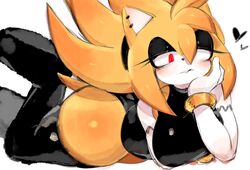 amy_rose big_ass big_breasts black_clothing black_eyeshadow black_legwear blonde_hair bracelet ear_piercing goth on_stomach red_eyes seductive sonic_(series) sonic_the_hedgehog_(series) spiky_hair super_amy thick_thighs usa37107692 yellow_fur rating:Questionable score:182 user:DirtyTrainer